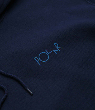 Polar Stroke Logo Dave Hoodie - Dark Blue