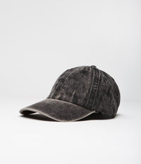 Polar Stroke Logo Denim Cap - Dark Acid Black