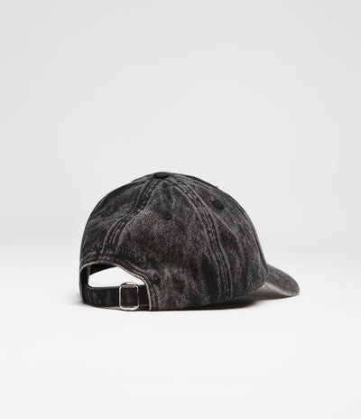 Polar Stroke Logo Denim Cap - Dark Acid Black