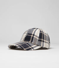 Polar Stroke Logo Flannel Cap - Navy