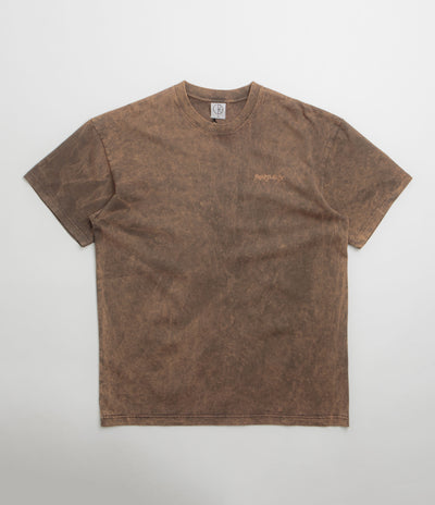 Polar Surf Logo Acid T-Shirt - Brown