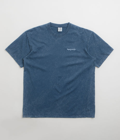 Polar Surf Logo Acid T-Shirt - Dark Blue