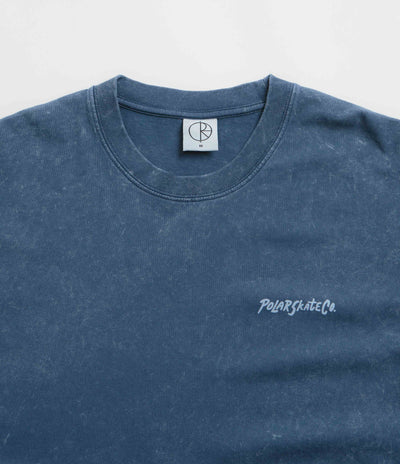 Polar Surf Logo Acid T-Shirt - Dark Blue