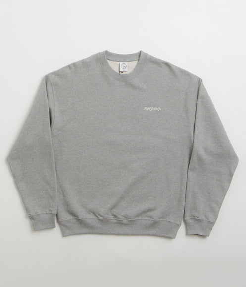 Polar Surf Logo Crewneck Sweatshirt - Heather Grey