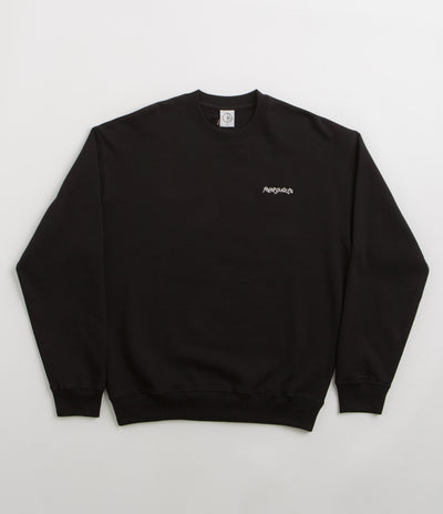 Polar Surf Logo Dave Crewneck Sweatshirt - Black