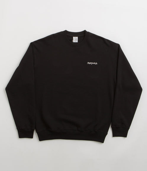 Polar Surf Logo Dave Crewneck Sweatshirt - Black