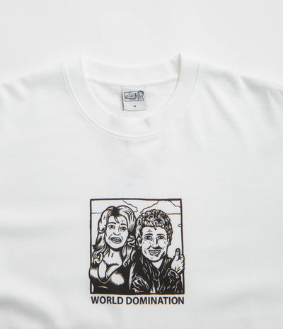 Polar World Domination T-Shirt - White / Black / White