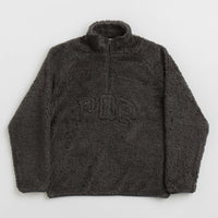 Pop Trading Company Arch 1/2 Zip Fleece Sweatshirt - Charcoal thumbnail