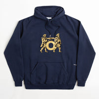 Pop Trading Company Carry O Embroidered Hoodie - Navy thumbnail