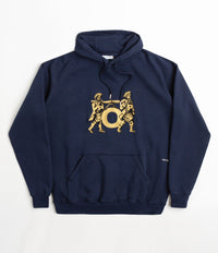 Pop Trading Company Carry O Embroidered Hoodie - Navy