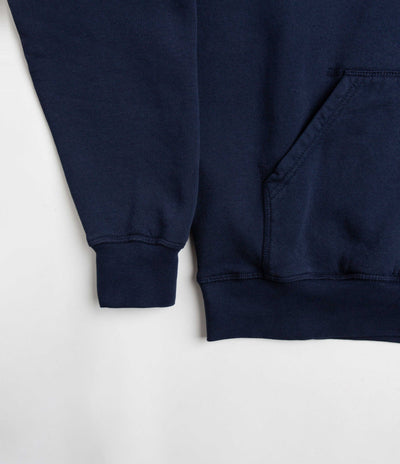 Pop Trading Company Carry O Embroidered Hoodie - Navy