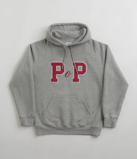 Pop Trading Company College P Hoodie - Grey Heather