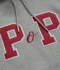 Pop Trading Company College P Hoodie - Grey Heather | Flatspot