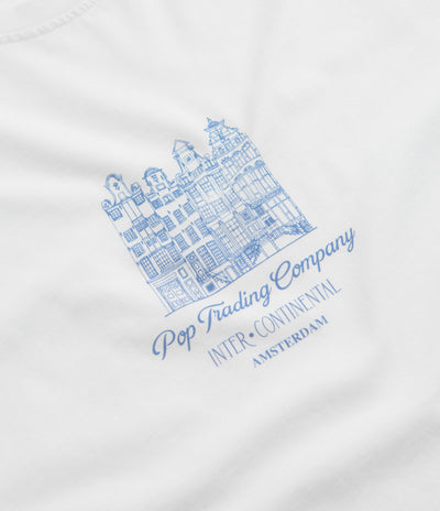 Pop Trading Company Continental T-Shirt - White