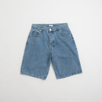 Pop Trading Company DRS Denim Shorts - Stone Washed thumbnail