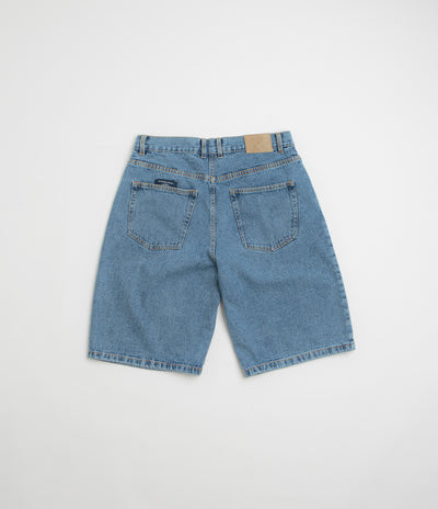 Pop Trading Company DRS Denim Shorts - Stone Washed