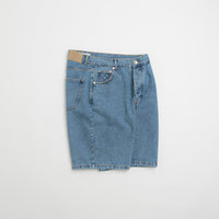 Pop Trading Company DRS Denim Shorts - Stone Washed thumbnail