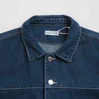 Pop Trading Company Full Button Denim Jacket - Rinsed Denim thumbnail