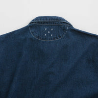 Pop Trading Company Full Button Denim Jacket - Rinsed Denim thumbnail