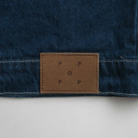 Pop Trading Company Full Button Denim Jacket - Rinsed Denim thumbnail