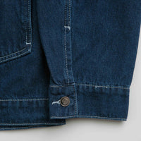 Pop Trading Company Full Button Denim Jacket - Rinsed Denim thumbnail