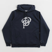 Pop Trading Company Initials Hoodie - Navy thumbnail