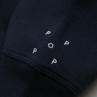 Pop Trading Company Initials Hoodie - Navy thumbnail