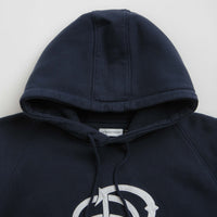 Pop Trading Company Initials Hoodie - Navy thumbnail