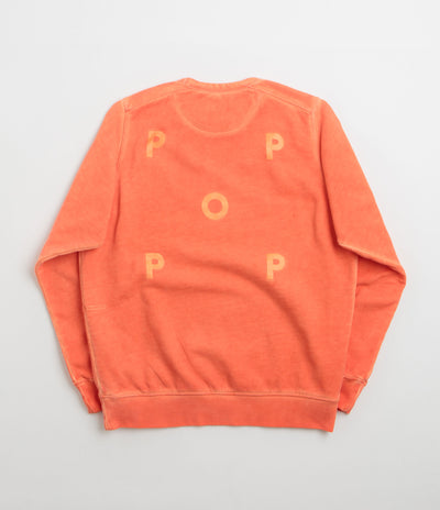 Pop Trading Company Logo Crewneck Sweatshirt - Island Poppy