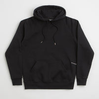 Pop Trading Company Logo Hoodie - Black / White thumbnail