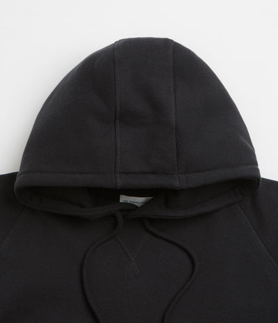 Pop Trading Company Logo Hoodie - Black / White