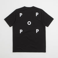 Pop Trading Company Logo T-Shirt - Black / White thumbnail