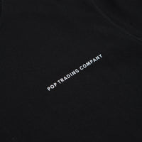 Pop Trading Company Logo T-Shirt - Black / White thumbnail