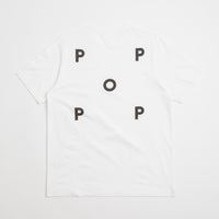 Pop Trading Company Logo T-Shirt - White / Black thumbnail