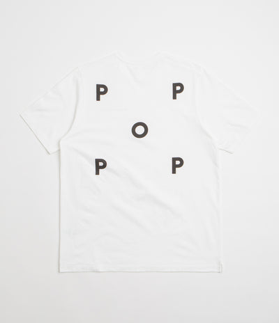 Pop Trading Company Logo T-Shirt - White / Black