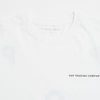 Pop Trading Company Logo T-Shirt - White / Black thumbnail