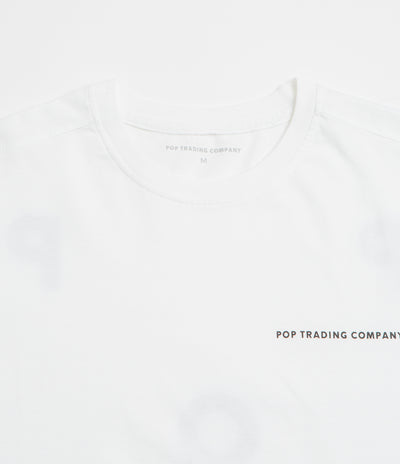 Pop Trading Company Logo T-Shirt - White / Black