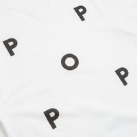 Pop Trading Company Logo T-Shirt - White / Black thumbnail