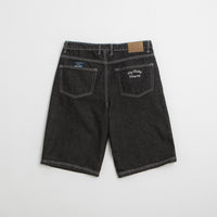 Pop Trading Company Longer DRS Shorts - Black Denim thumbnail