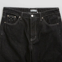 Pop Trading Company Longer DRS Shorts - Black Denim thumbnail