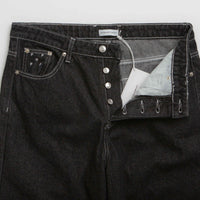 Pop Trading Company Longer DRS Shorts - Black Denim thumbnail