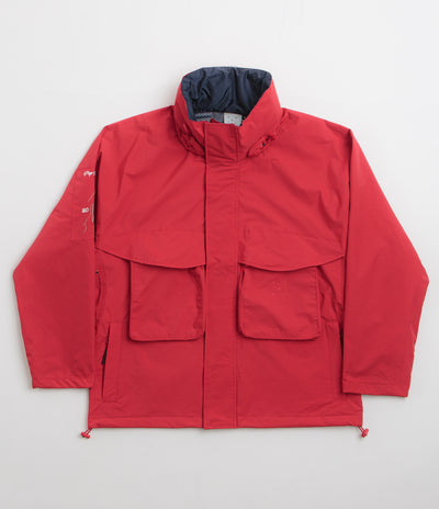 Pop Trading Company Nautical Jacket - Haute Red / Navy