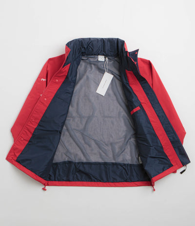 Pop Trading Company Nautical Jacket - Haute Red / Navy