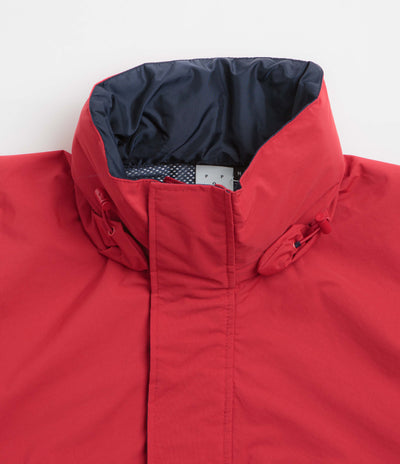 Pop Trading Company Nautical Jacket - Haute Red / Navy