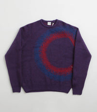 Pop Trading Company O Knitted Crewneck Sweatshirt - Mysterioso