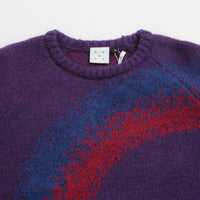 Pop Trading Company O Knitted Crewneck Sweatshirt - Mysterioso thumbnail