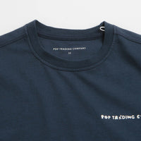 Pop Trading Company Reni T-Shirt - Navy / Glow In The Dark thumbnail