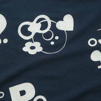 Pop Trading Company Reni T-Shirt - Navy / Glow In The Dark thumbnail