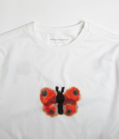 Pop Trading Company ROP Butterfly T-Shirt - White