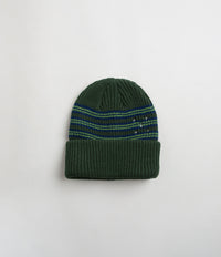 Pop Trading Company Striped Beanie - Green